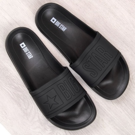 Dječje crne gumene papuče za plažu Big Star DD374157 crno 2