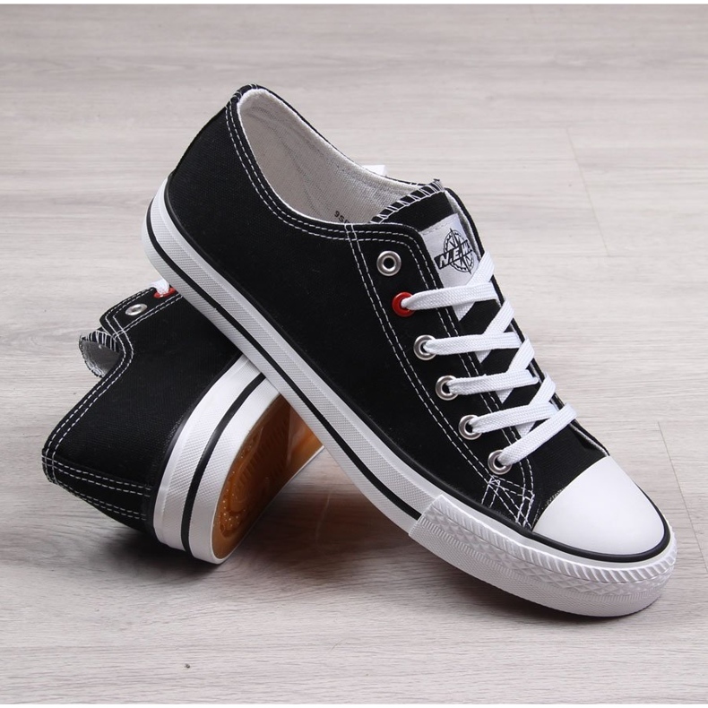 News Muške niske tenisice, crne NOVOSTI crno 2