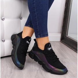 Black Big Star FF274A053 crne benzinske sportske cipele za žene crno 1