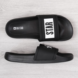 Dječje crne papuče za bazen Big Star DD374150 crna 2