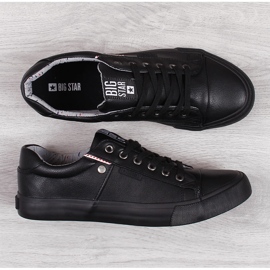 Muška niska eko koža crna Big Star GG174029 crno 1