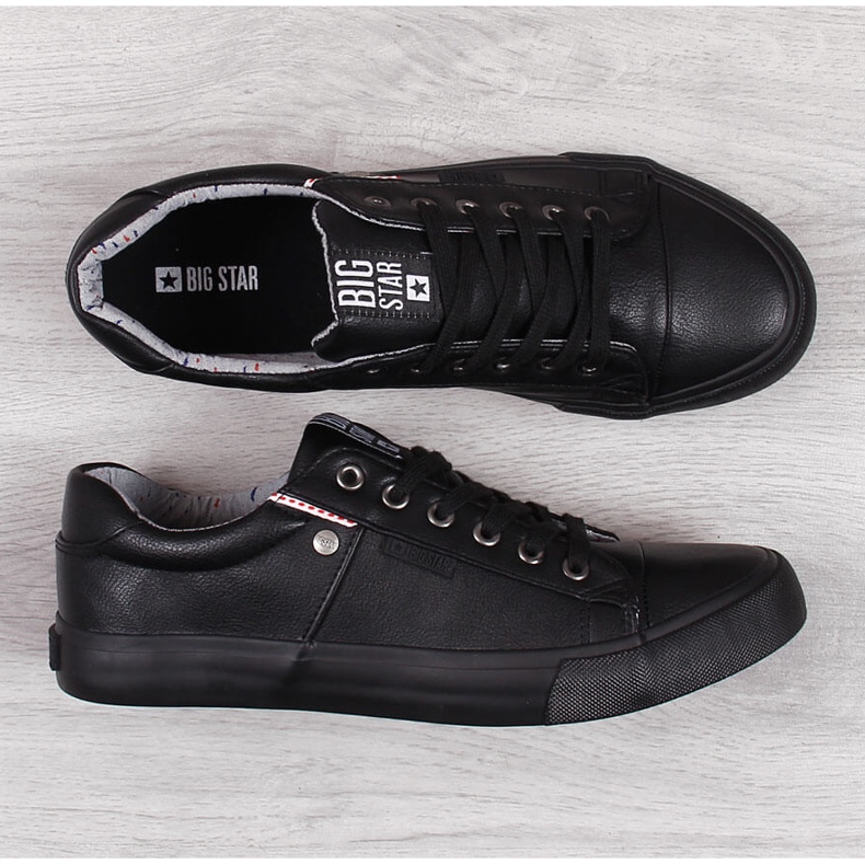 Muška niska eko koža crna Big Star GG174029 1