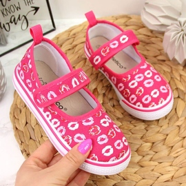 Čičak balerinke papuče za vrtić roze Atletico ružičasta 1