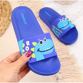 Atletico plave dječačke papuče za bazen plava 1