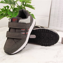 Sport dječački sivi American Club čičak siva 2