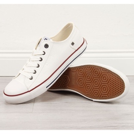 Muške niske tenisice od bijele eko kože Big Star II174001 bijela 1