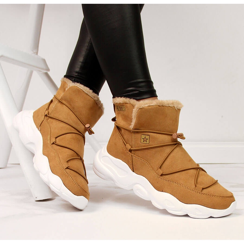 Ženske čizme za snijeg Camel Big Star II274266 smeđa 1