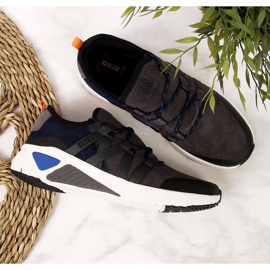 Sive kožne sportske cipele Big Star II274309 siva 2