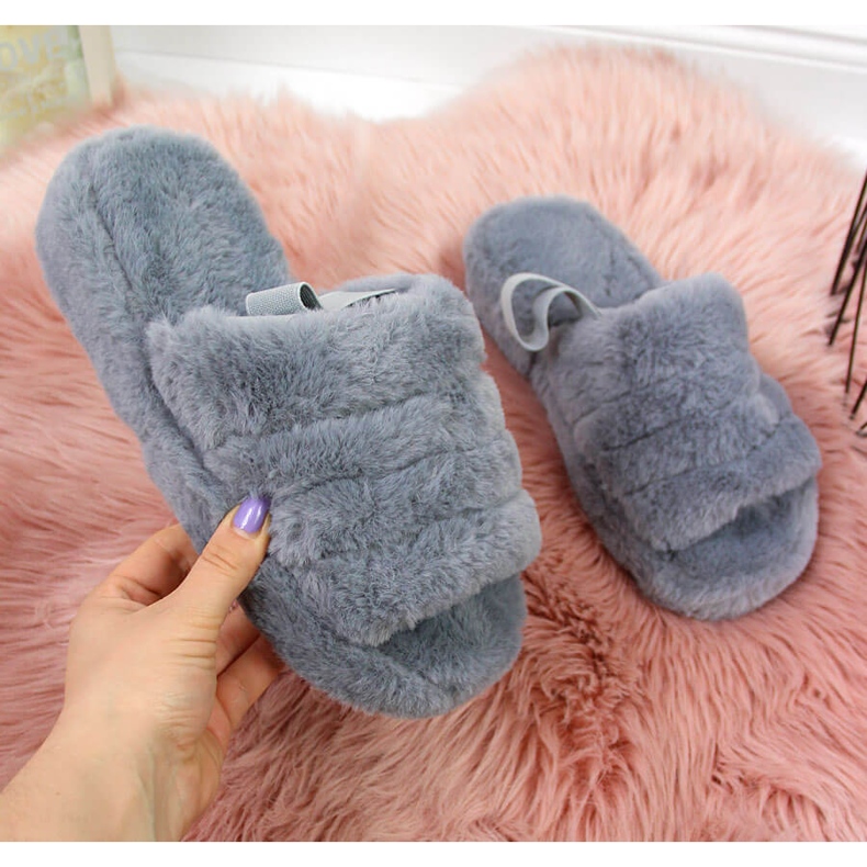 Grey Seastar home sive ženske papuče siva 2