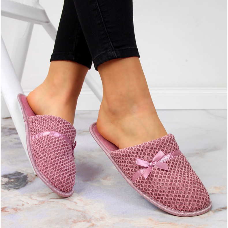 News Ženski kućni džemper roze papuče, roze NOVOSTI ružičasta 1