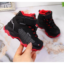 American Club crne vodootporne dječje čizme za snijeg crna 1