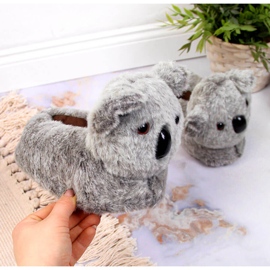 Dječje papuče za kućne ljubimce koala siva 1