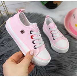 Tenisice za djevojčice s ružičastim gumicama Big Star HH374093 ružičasta 1