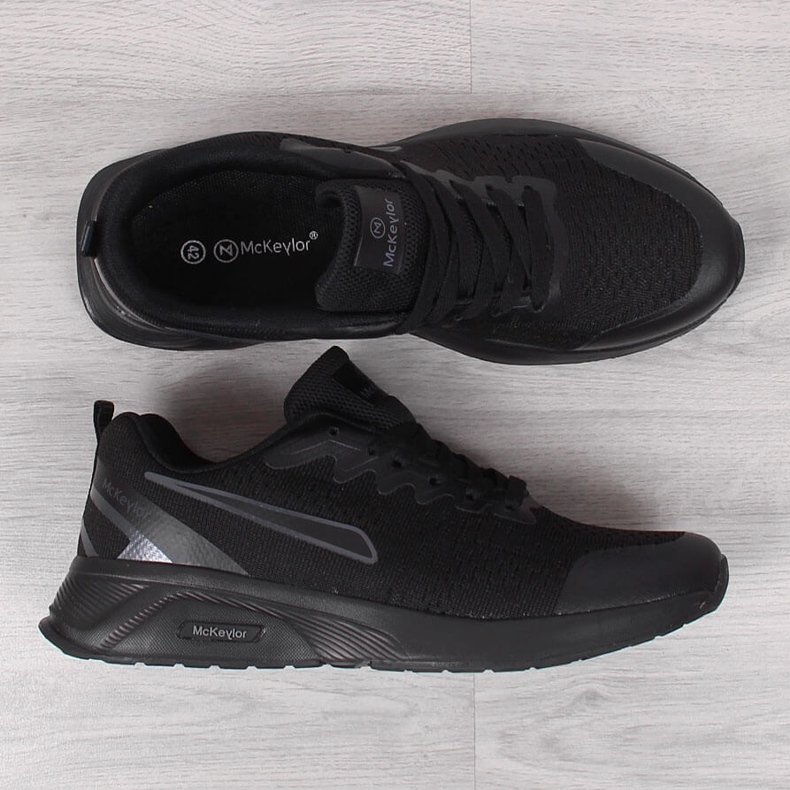 Crne McKeylor muške sportske cipele crno 1