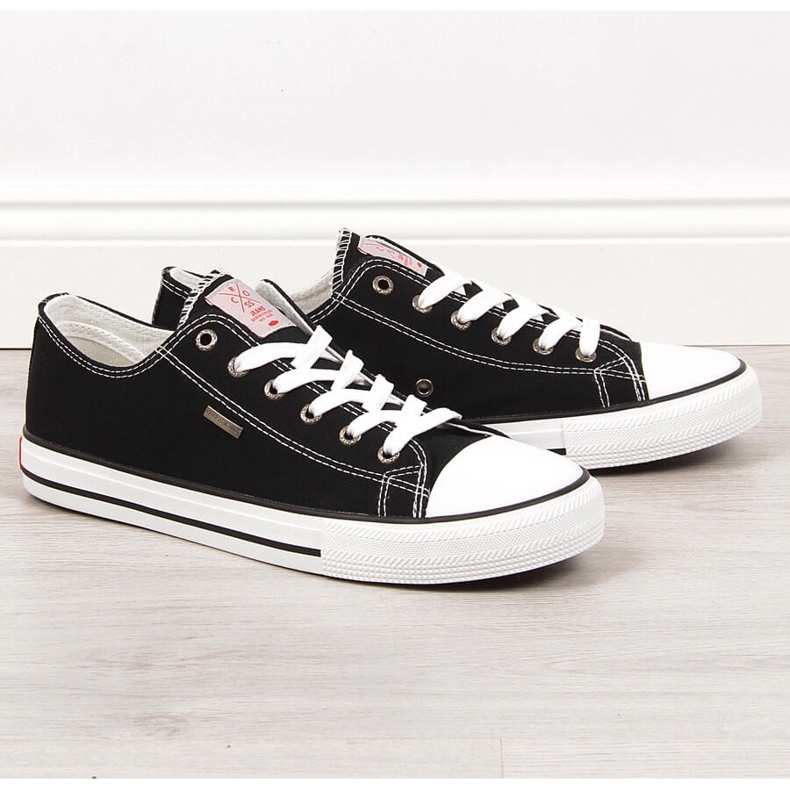 Muške crne tenisice Cross Jeans JJ1R4003C crno 1