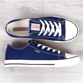 Muške tamnoplave Cross Jeans tenisice JJ1R4004C mornarsko plava 1