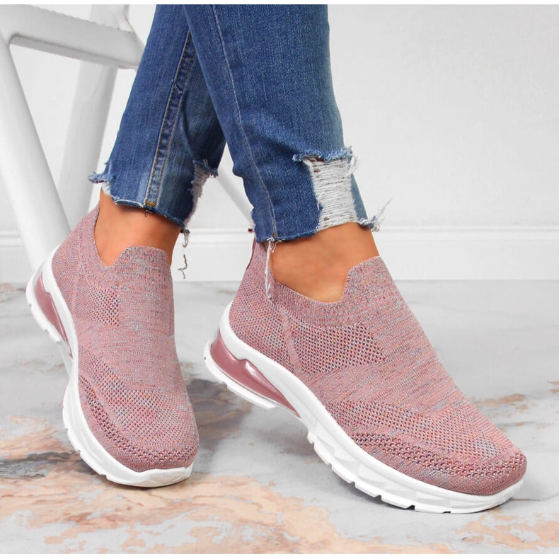 Ženske sportske cipele slip na roze Potocki ružičasta 1