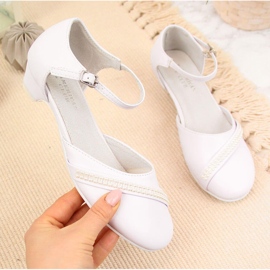 Bijele sandale American Cluba za prve pričesti bijela bijela 1