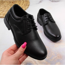 Svečane crne cipele za dječake iz American Cluba crna 1