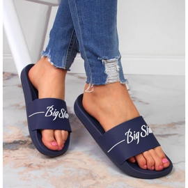 Mornarskoplave sportske papuče Big Star JJ274A299 mornarsko plava 1