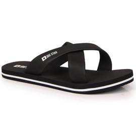 Crne pjenaste papuče Big Star JJ274A338 crno 1