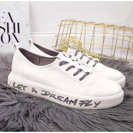 S.Barski Bijele ženske cipele na platformu S. Barski bijela 2