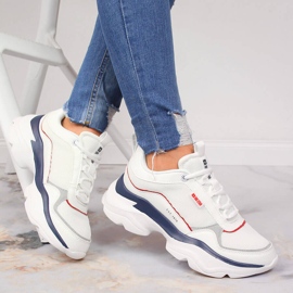 Bijele sportske cipele Big Star JJ274A116 bijela 1