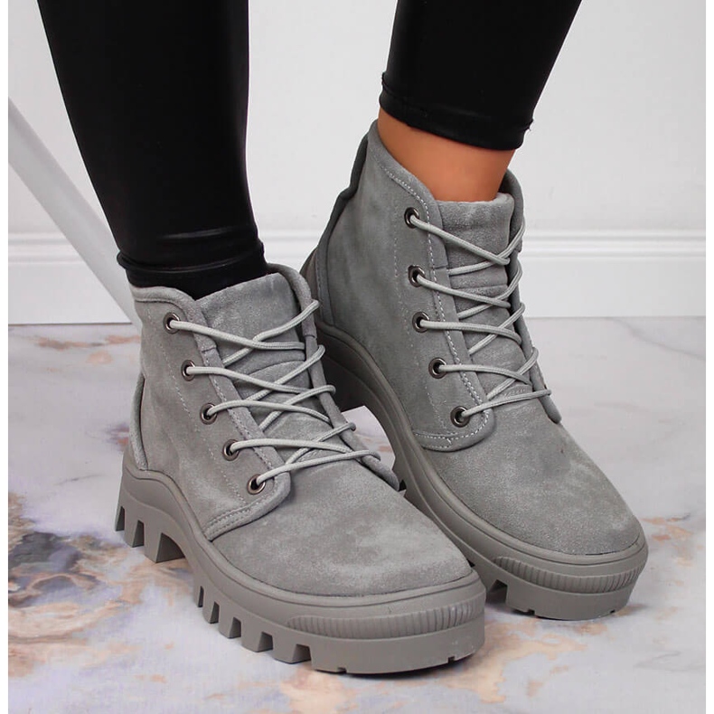 Ženske tenisice sive Filippo kožne čizme siva 2