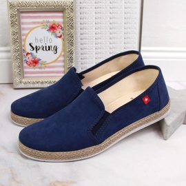 Ženski slip na espadrile tamnoplave Big Star JJ276003 tamnoplava 2
