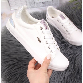 Cross Jeans JJ2R4038C bijele tekstilne tenisice bijela 1