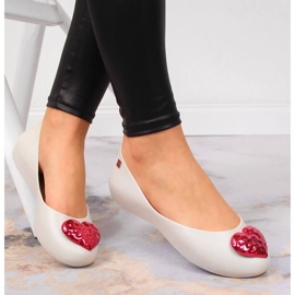 Ženske balerinke meliski sa srcem bež Zaxy JJ285045 1