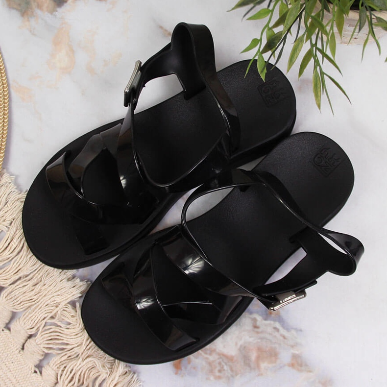 Crne Zaxy mirisne ženske sandale JJ285093 crna 2