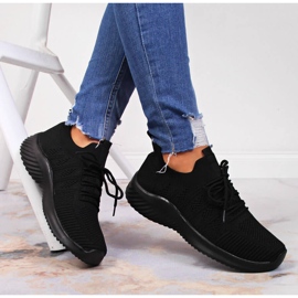 Crni Filippo mrežasti slip na sportske cipele crno 1