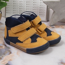 Dječačke cipele s čičak devom Kornecki 6785 smeđa crno 2