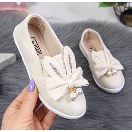 News Djevojačke bež tenisice s ušima NOVOSTI 1