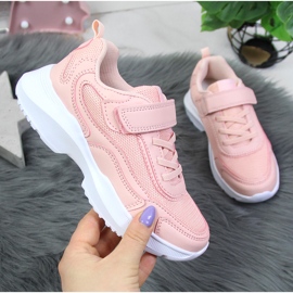 Pink American Club ženske sportske cipele na čičak ružičasta 1