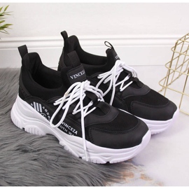 Crne Vinceza ženske sportske cipele crna 2