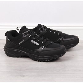 Muške crne vodootporne McKeylor treking cipele crno 1