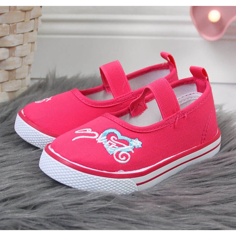 Balerinke za djevojčice s elastičnim ružičastim Atletico ružičasta 2