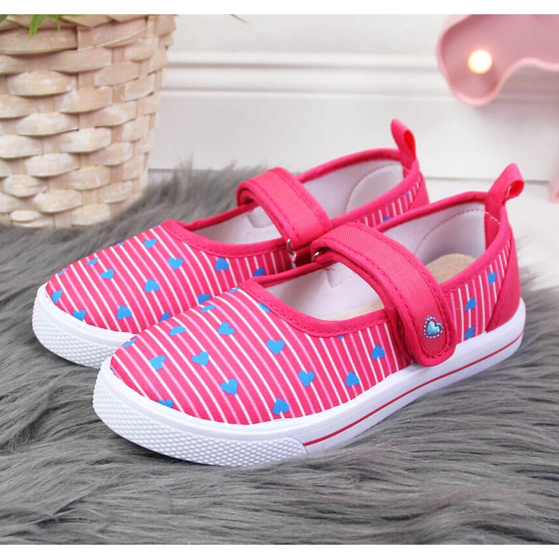 Balerinke za djevojčice s čičak Atletico ružičasta 2