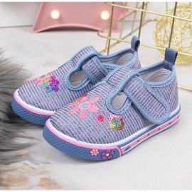 Atletico plave čičak tenisice za djevojčice plava 2