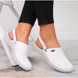 Bijele Inblu sanitarne ženske papuče bijela 1