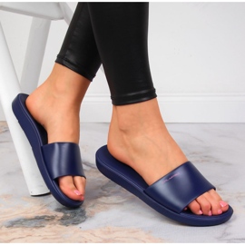 Calypso tamnoplave ženske papuče za bazen mornarsko plava 1