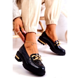 PA2 Ženske mokasinke Kožne mokasinke Crne Mollie crno 3