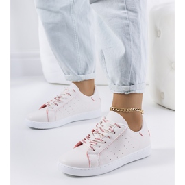 Koho crveno-bijele sportske cipele bijela 1