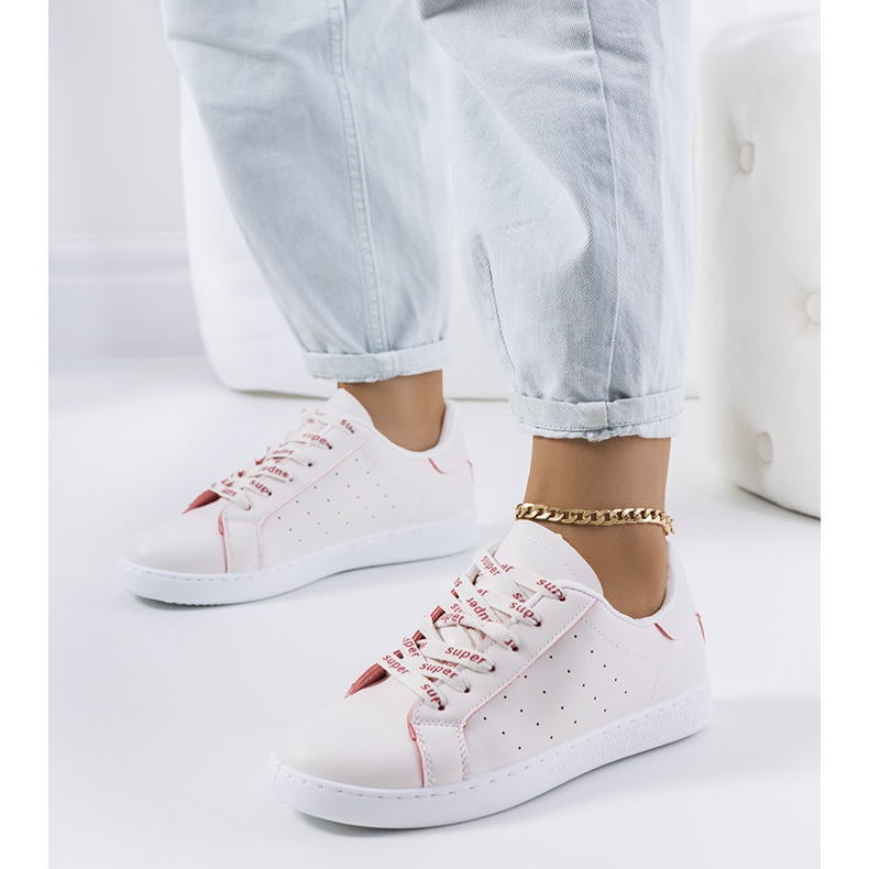 Koho crveno-bijele sportske cipele bijela 1