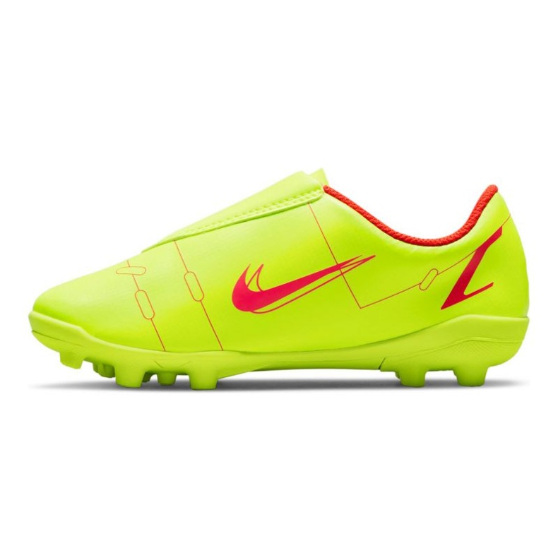 Nogometne cipele Nike Mercurial Vapor 14 Club Mg Jr CV0833-760 žutila 3