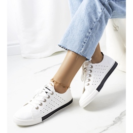 Tuuri ženske crno-bijele tenisice bijela 1