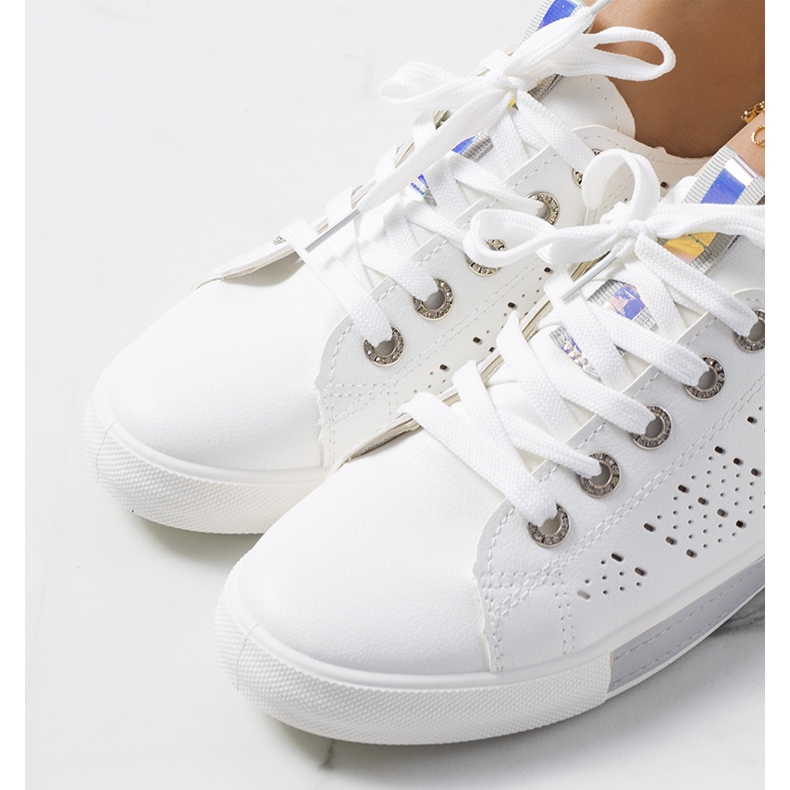 Bijelo-sive ženske tenisice Tuuri bijela 1