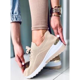 Faggio Khaki čarape bež 2